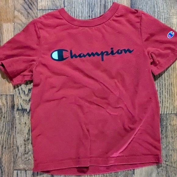 Champion, size 5, red shirt and gray sweats and blue champion blue shirt w g swe - Picture 3 of 10